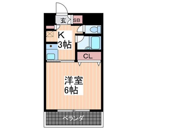 安本第２ビルの物件間取画像